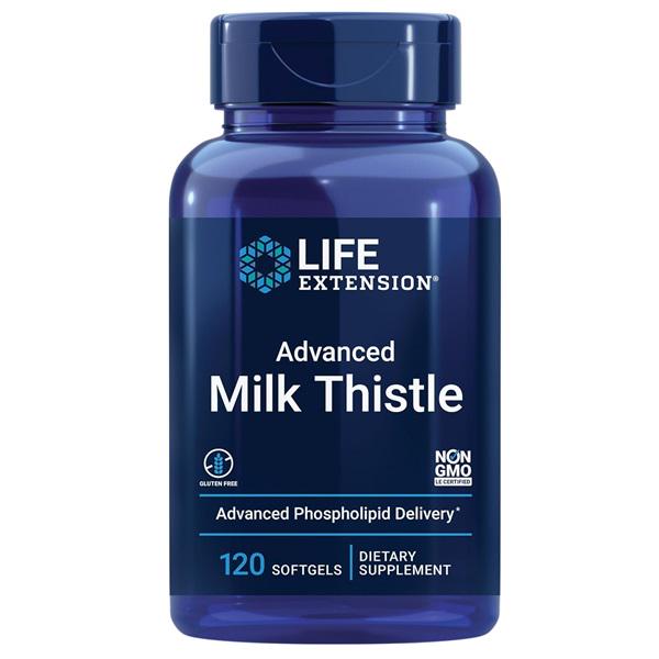Расторопша Life Extension European Milk Thistle 120 Softgels
