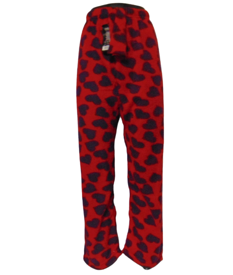 Штаны пижамные женские флисовые Sellim 4XL Красный (1729585048)