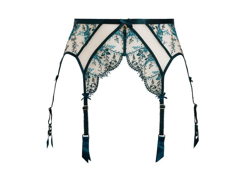 Пояс для панчох Dita von Teese S Смарагдовий (46034-spruce)