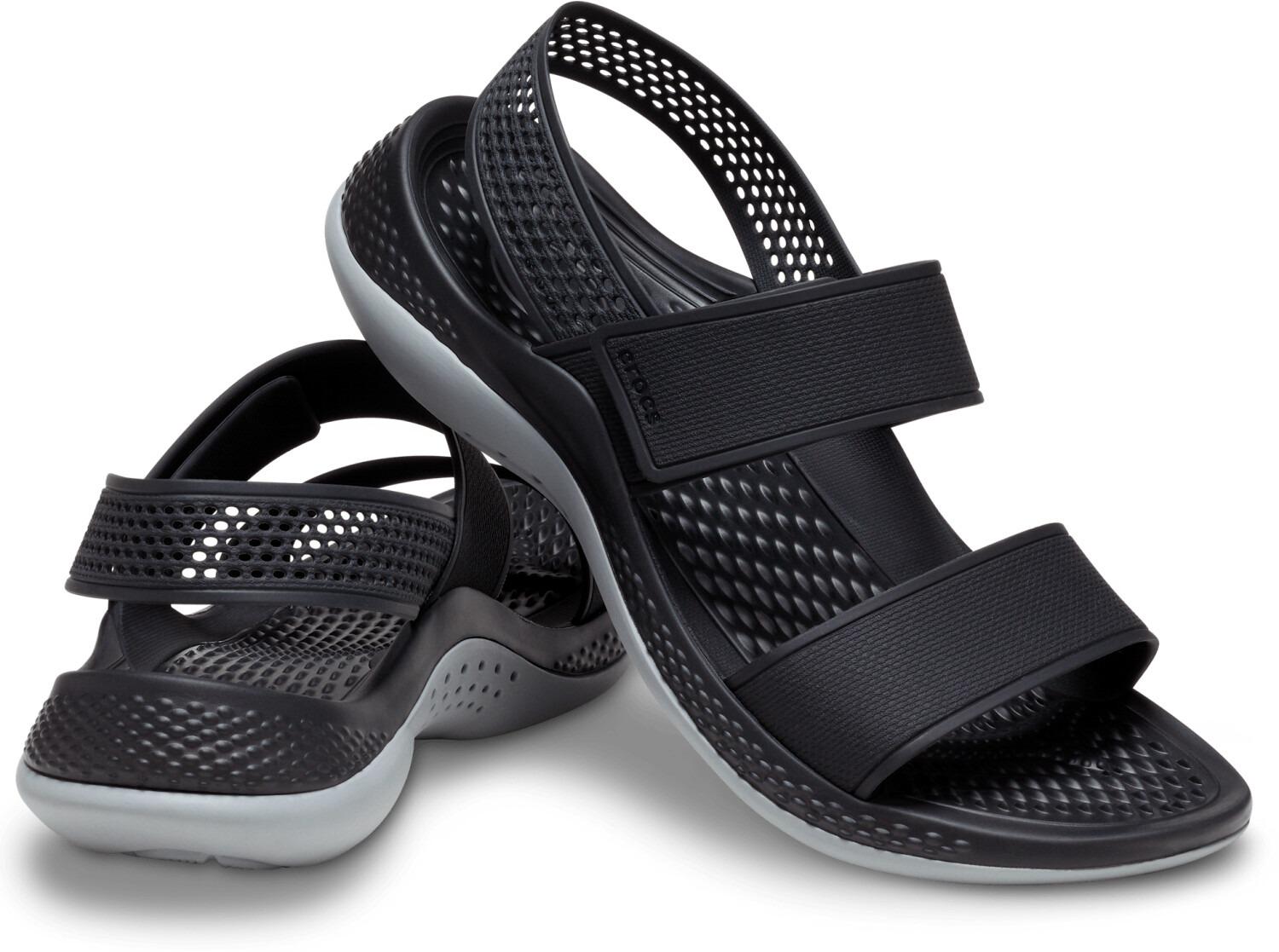 Сандалії жіночі Crocs LiteRide 360 ​​Sandal Women W8 р. 38/24,5 см Black Slate Grey (206711) - фото 3