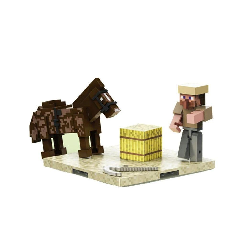 Конструктор магнитный Minecraft Magnet World Фермер и Лошадь (N-086) Конструктор магнитный Minecraft Magnet World Фермер и Лошадь (N-086)