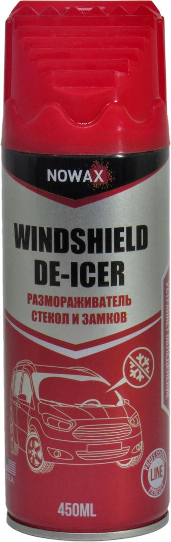 Розморожувач скла та замків Nowax Windshield De-icer 450 мл