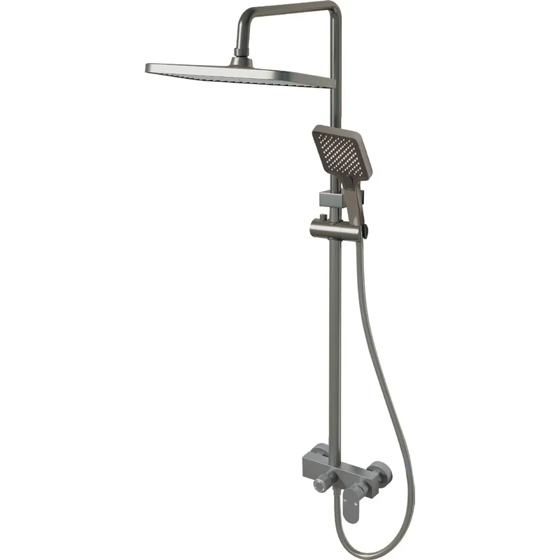 Душевая колонна со смесителем Armata BCD-009-J 3 режима Graphite (CH6558)