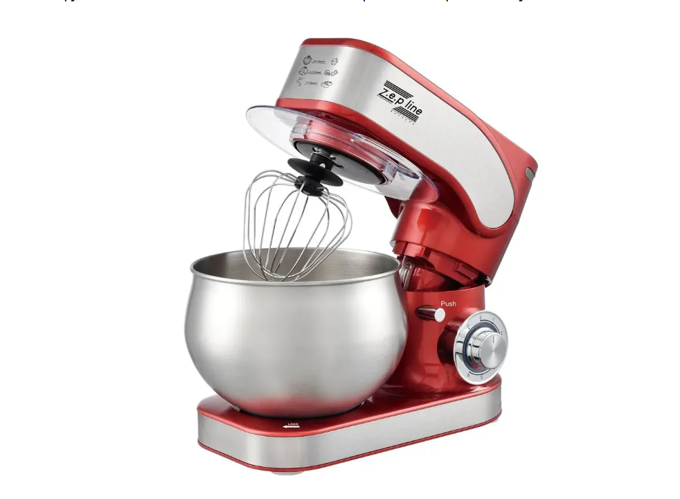 Тістомісильник ZP-136 6 л 3500 Вт Червоний (45352-ZP-136_2556)