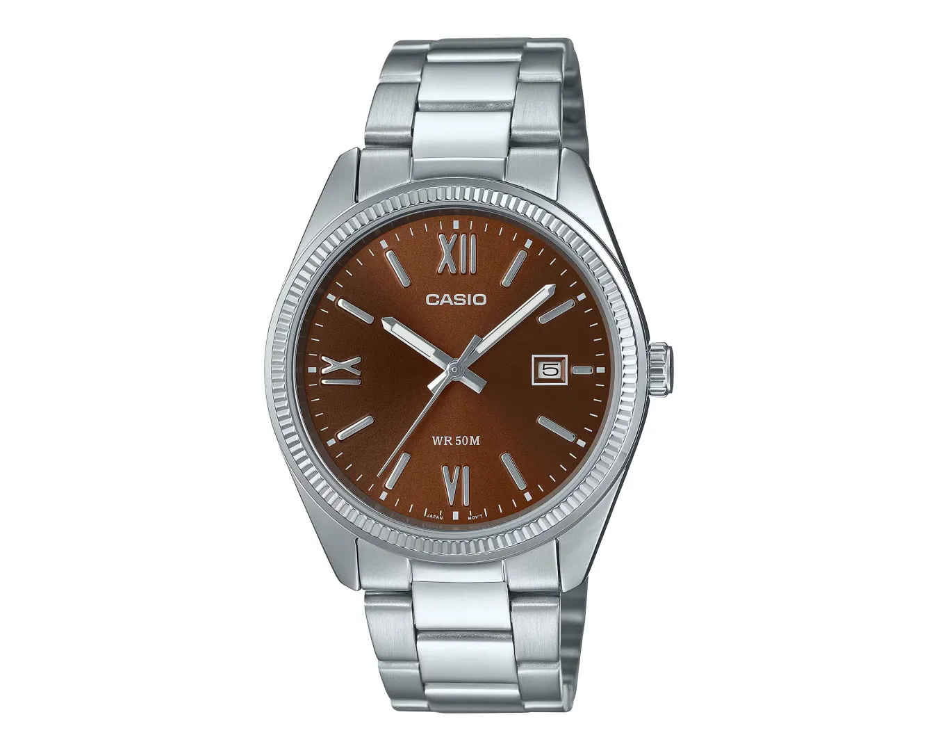 Наручные часы мужские Casio MTP-1302DD-5AV d 38, 5 мм Шоколадный (2527637419)