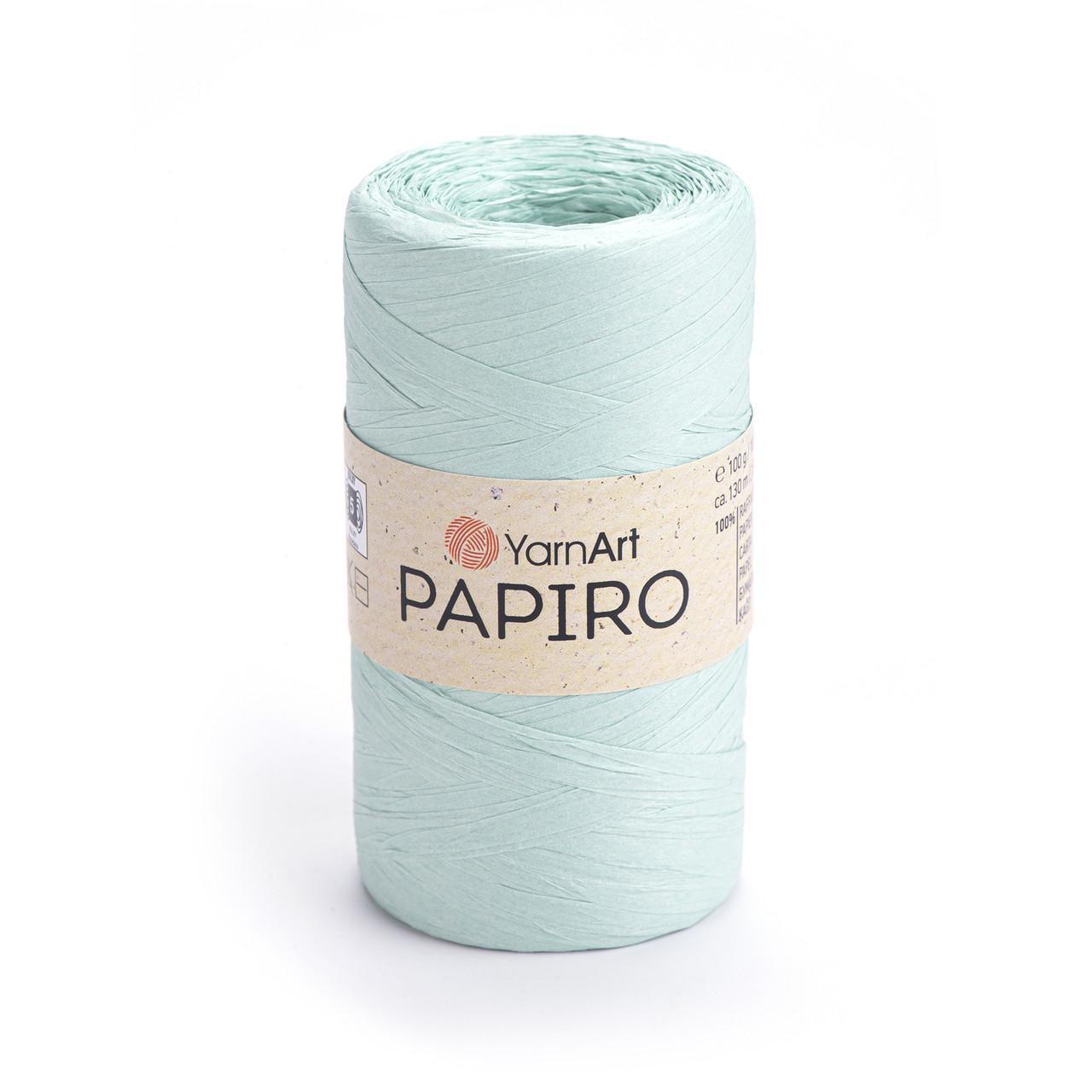 Рафия для макраме/шляп/сумок YarnArt Raffia Papiro бумажная 100 г Тифани №1323 (2618903974)