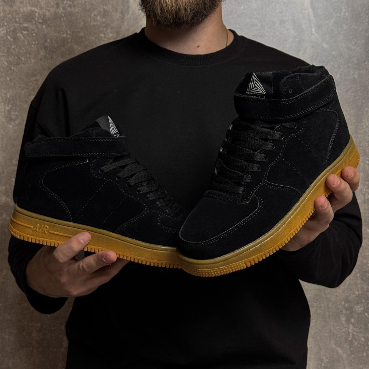 Кроссовки мужские зимние Winter New эко-замша р. 44 Черный (30766598) - фото 6 Кроссовки мужские зимние Winter New эко-замша р. 44 Черный (30766598) - фото 6