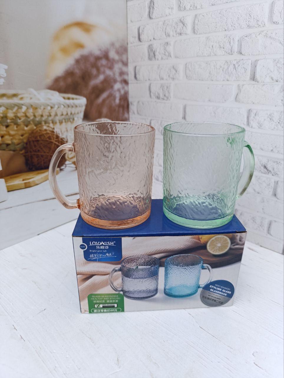 Набір чашок SNT 7140-02 скляних 280 мл 2 шт. (7140-02)