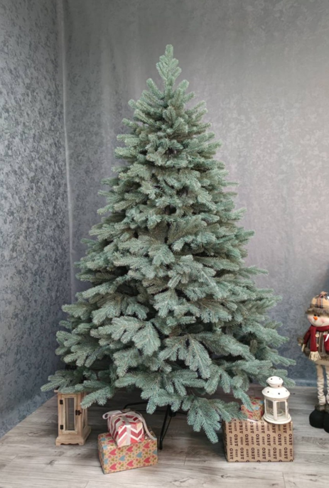 Штучна ялинка лита Ковалівська з металевою підставкою 1,50 м Блакитний (NYT15164) - фото 4 Штучна ялинка лита Ковалівська з металевою підставкою 1,50 м Блакитний (NYT15164) - фото 4