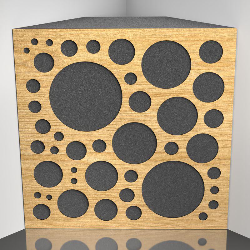 Бас пастка Ecosound EcoBubble Sherwood 50х50 см 150 мм Світлий дуб (1453)
