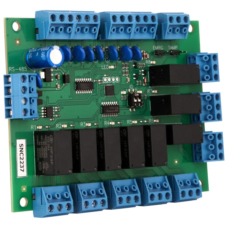 Релейний модуль для системи контролю доступу ліфта U-Prox RM RS485 8 входів/8 виходів Зелений (9368724b) Релейний модуль для системи контролю доступу ліфта U-Prox RM RS485 8 входів/8 виходів Зелений (9368724b)