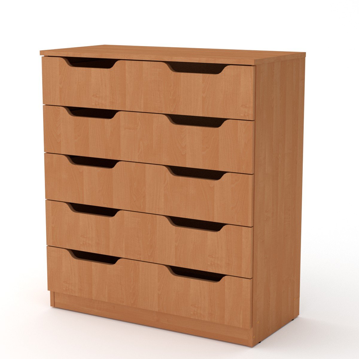 Комод для дома с выдвижными ящиками Компанит 5М 80х38х90 см Ольха (1638297) - фото 1 Комод для дома с выдвижными ящиками Компанит 5М 80х38х90 см Ольха (1638297) - фото 1