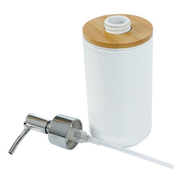 Набір для ванної кімнати Axentia рифлений пластик 3 пр. Білий (135948) - фото 7 Набір для ванної кімнати Axentia рифлений пластик 3 пр. Білий (135948) - фото 7