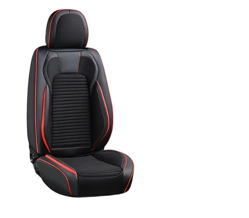 Набор чехлов V-8803 Bk 2 пер+2 подг экокожи Черный (V-8803 Bk Front)