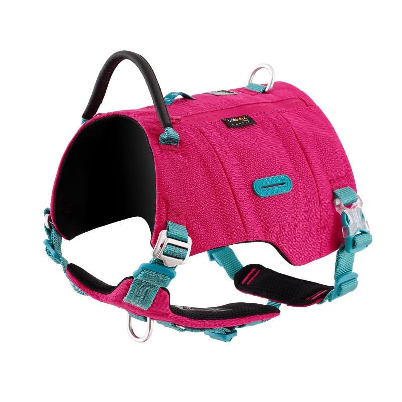 Шлея для собак Truelove TLB2251 светоотражающая из водонепроницаемой ткани Cordura регулируемая S Фуксия