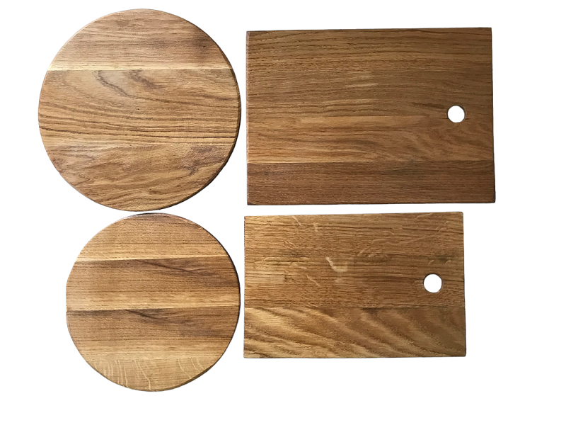 Комплект кухонных дубовых досок 4 шт. (13540282) - фото 2