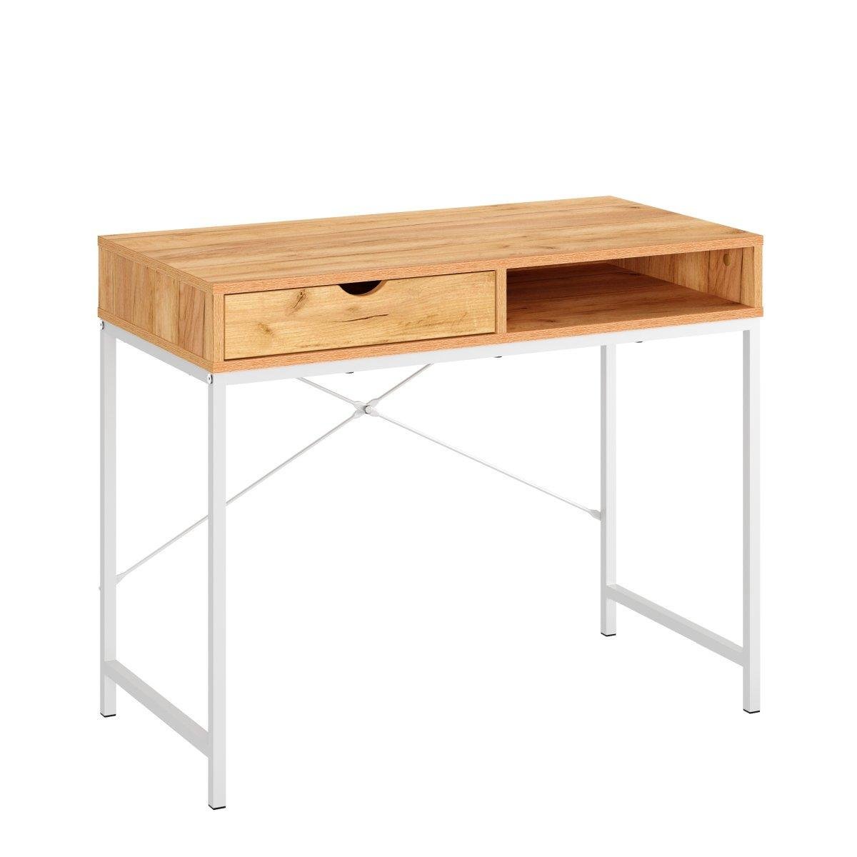 Письмовий стіл Компаніт Лофт-10 95х48х76,3 см Дуб крафт золотий (24844987) - фото 1