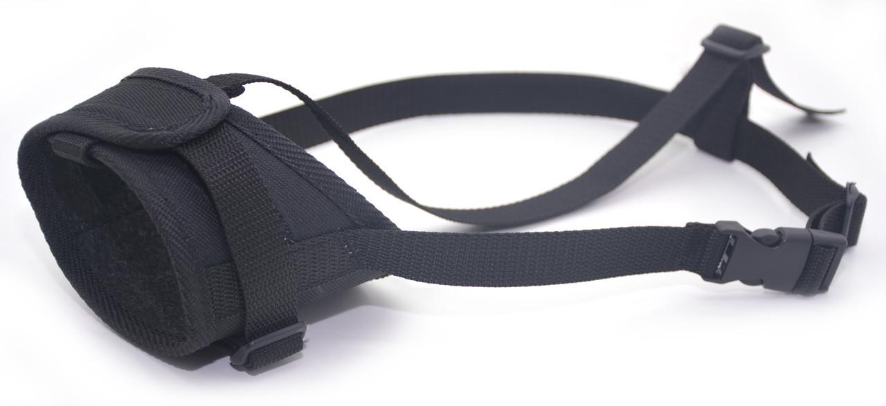 Намордник тканевый для собак Zoo-hunt Спорт №2 19-24 см Черный (1037) - фото 5 Намордник тканевый для собак Zoo-hunt Спорт №2 19-24 см Черный (1037) - фото 5