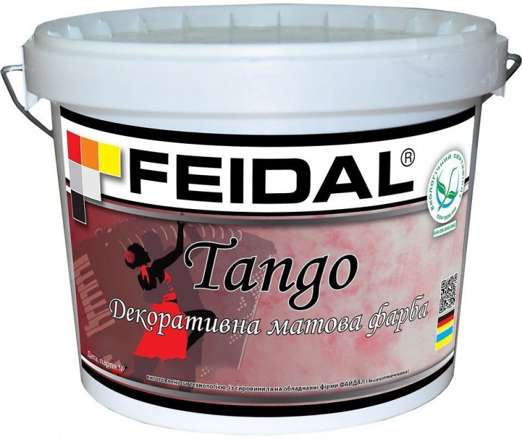 Краска декоративная акриловая матовая Feidal Tango 1 л