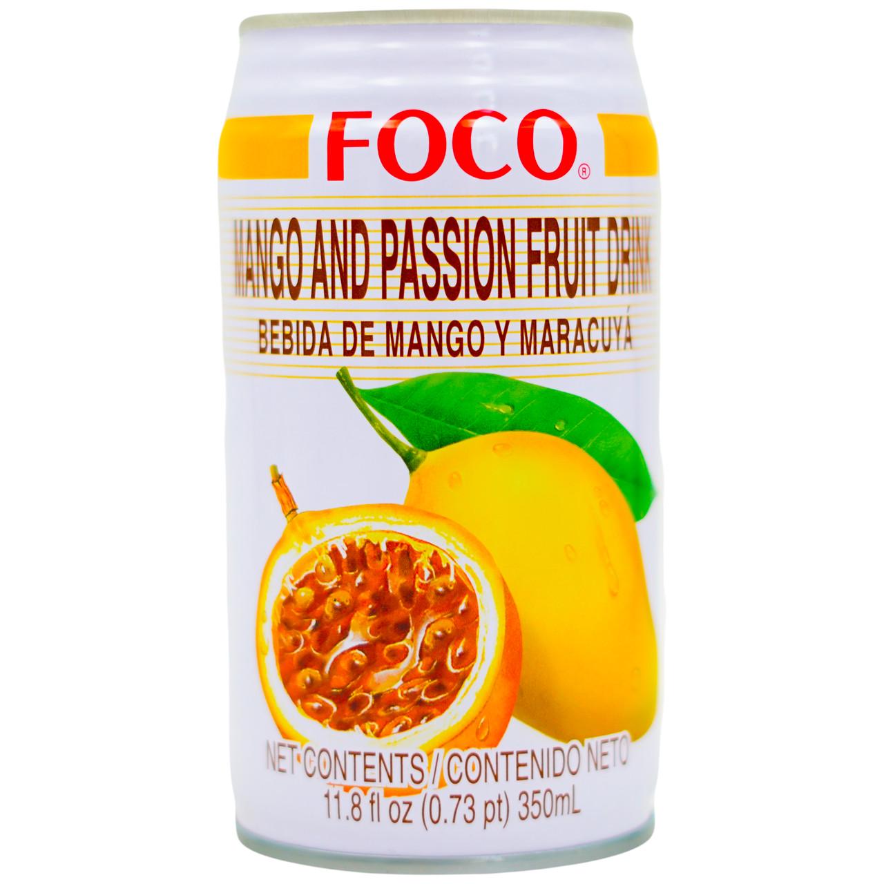 Нектар з манго і маракуєю FOCO 350 мл (000009429)