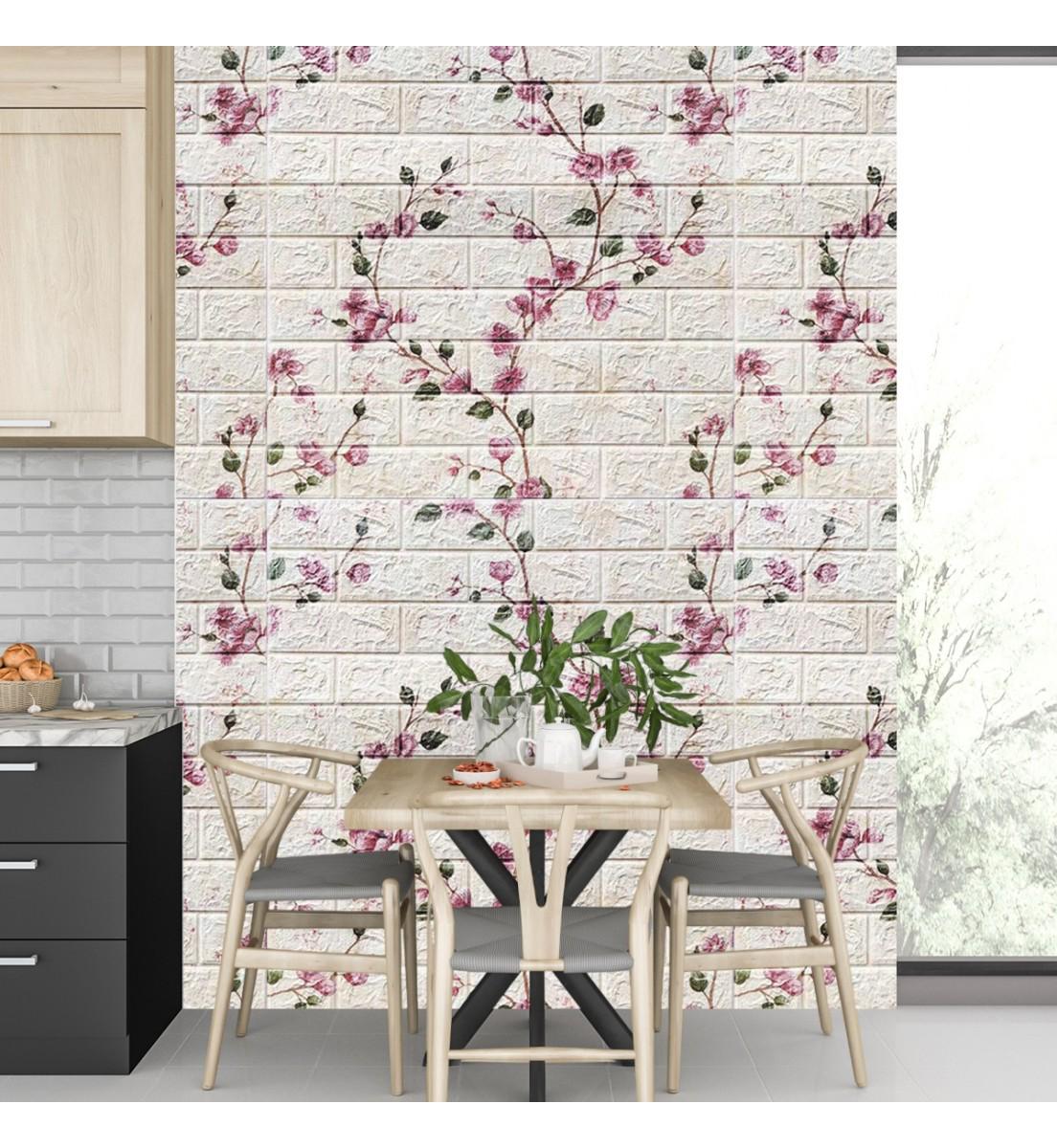 3D-панель самоклеюча під цеглу Сакура 700x770x3 мм (6234-3) - фото 4 3D-панель самоклеюча під цеглу Сакура 700x770x3 мм (6234-3) - фото 4