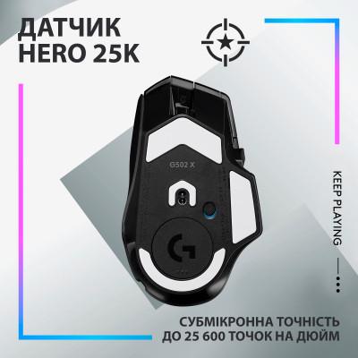 Комп'ютерна мишка Logitech G502 X Plus Wireless Black (910-006162) - фото 4