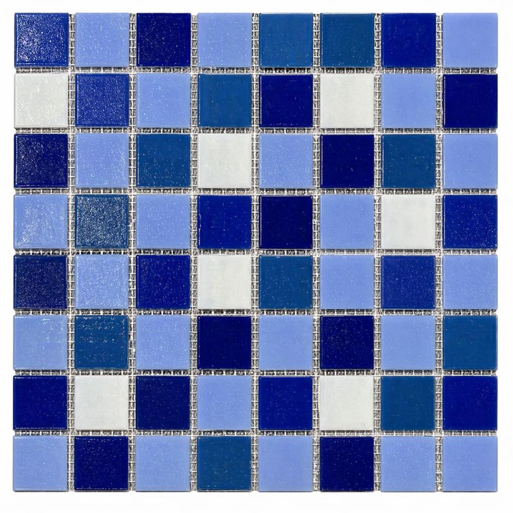 Мозаика стеклянная Mozaico de Lux V-MOS A004 Ultra Blue (004557)