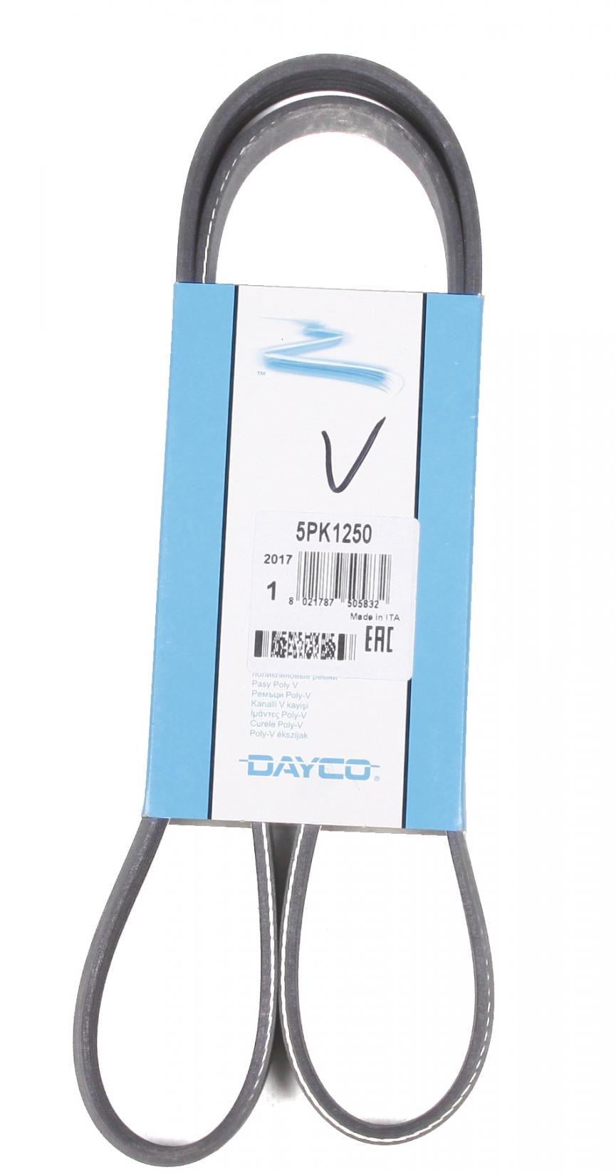 Ремень генератора DAYCO для Peugeot Partner 1.4-1.6 16V 96-15 (5PK1250)