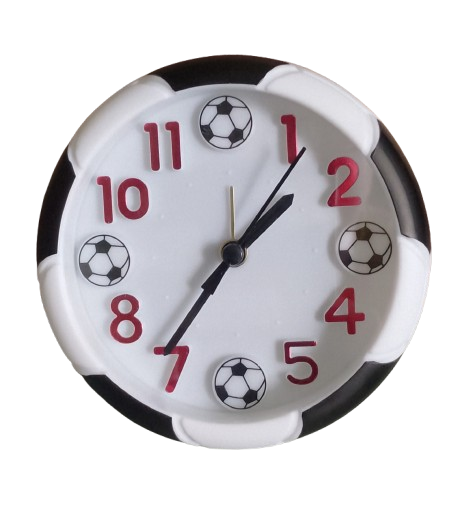 Будильник кварцевый 2212 Football Black/White (3541)