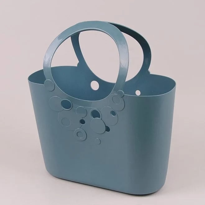 Сумка пластиковая Flora Lily 40 см Джинс (16570)