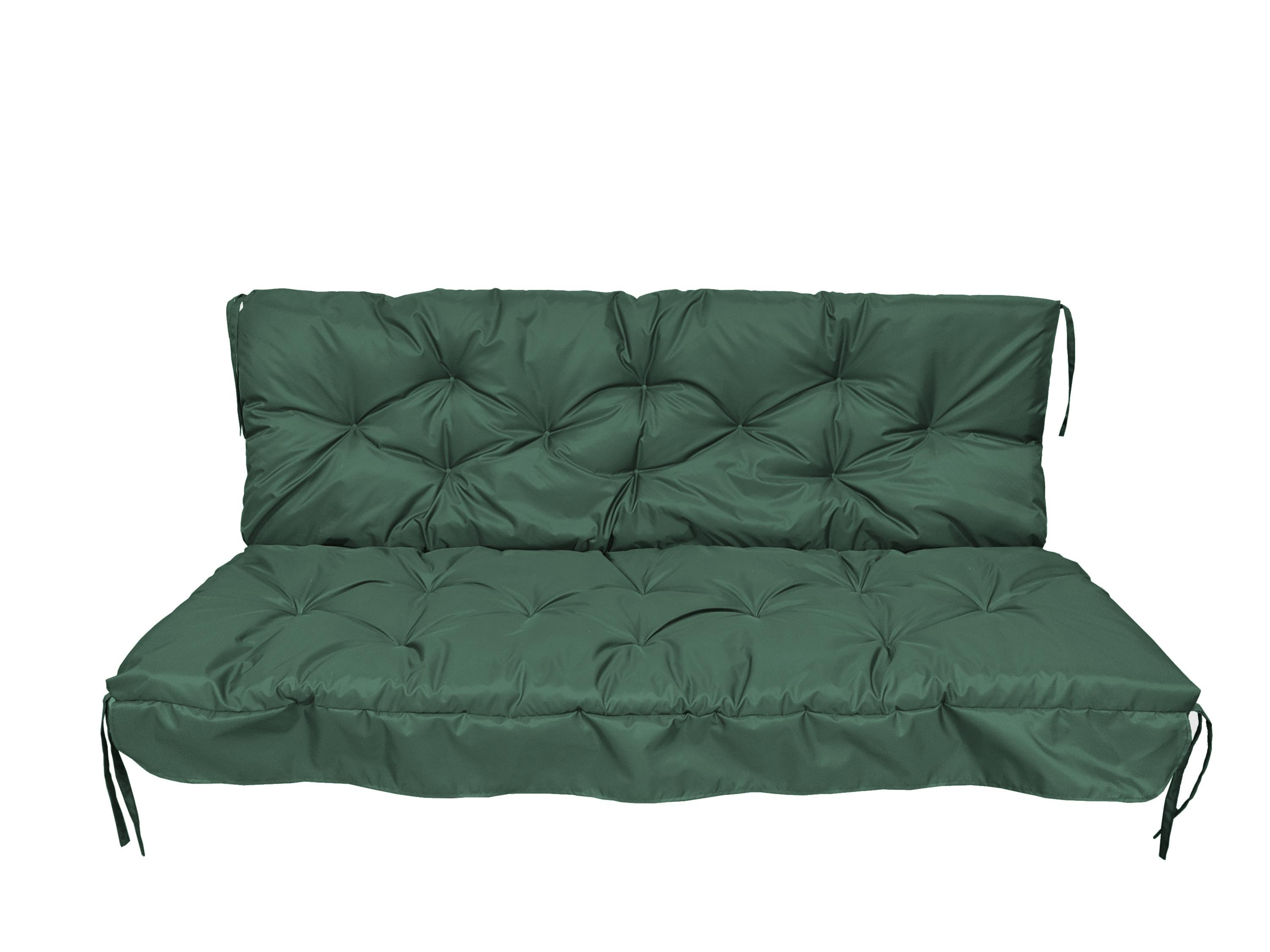 Матрац для гойдалок водовідштовхувальний eGarden LOFT стьобаний 150x110x8 см Темно-зелений (5806) Матрац для гойдалок водовідштовхувальний eGarden LOFT стьобаний 150x110x8 см Темно-зелений (5806)