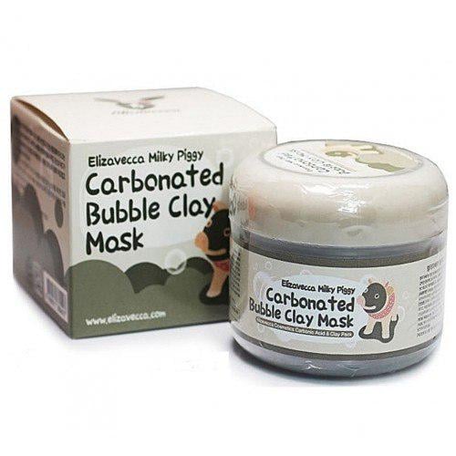 Маска для лица глиняно-пузырьковая Elizavecca Milky Piggy Carbonated Bubble Clay Mask 100 мл