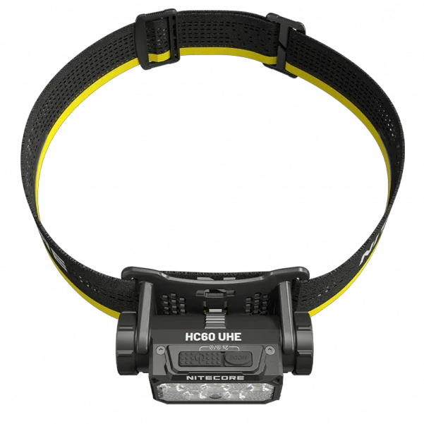 Ліхтар налобний Nitecore HC60 UHE USB Type-C з білим та червоним світлом 10 режимів 1600 Лм (23874487) - фото 3 Ліхтар налобний Nitecore HC60 UHE USB Type-C з білим та червоним світлом 10 режимів 1600 Лм (23874487) - фото 3