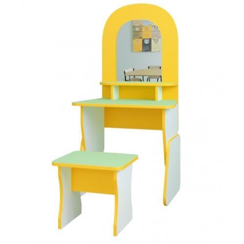 Дитяча ігрова стінка Перукарня Yellow/Lime - фото 1 Дитяча ігрова стінка Перукарня Yellow/Lime - фото 1