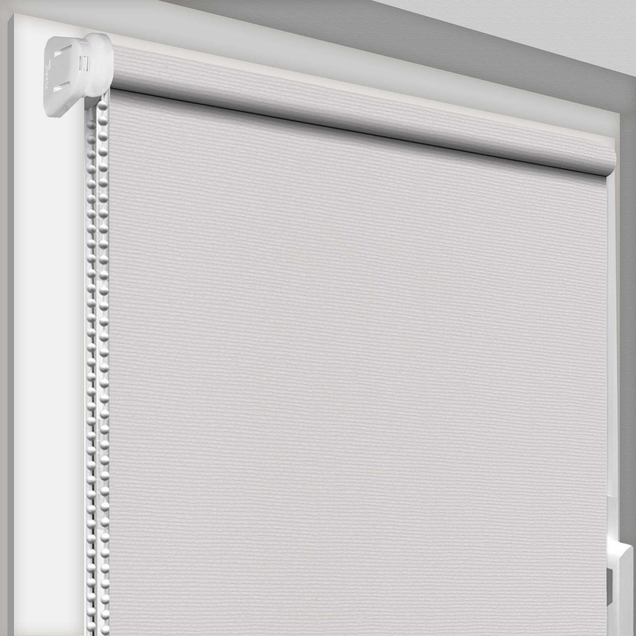 Рулонная штора DECO SHARM Соломка 02 открытого типа 875х1700 мм Белый