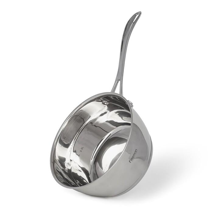 Ковш Fissman FELICE 20x10 см 3,2 л без крышки нержавеющая сталь (5336)