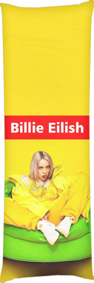 Подушка дакимакура Billie Eilish 8 60x180 см (14101919)