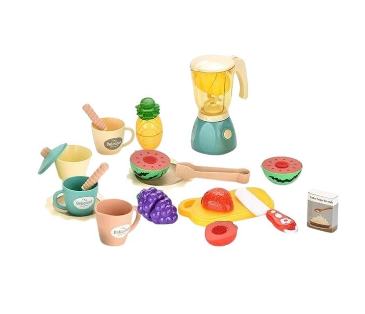 Игровой набор посуды 23 элемента/блендер на батарейках Multicolor (165075)