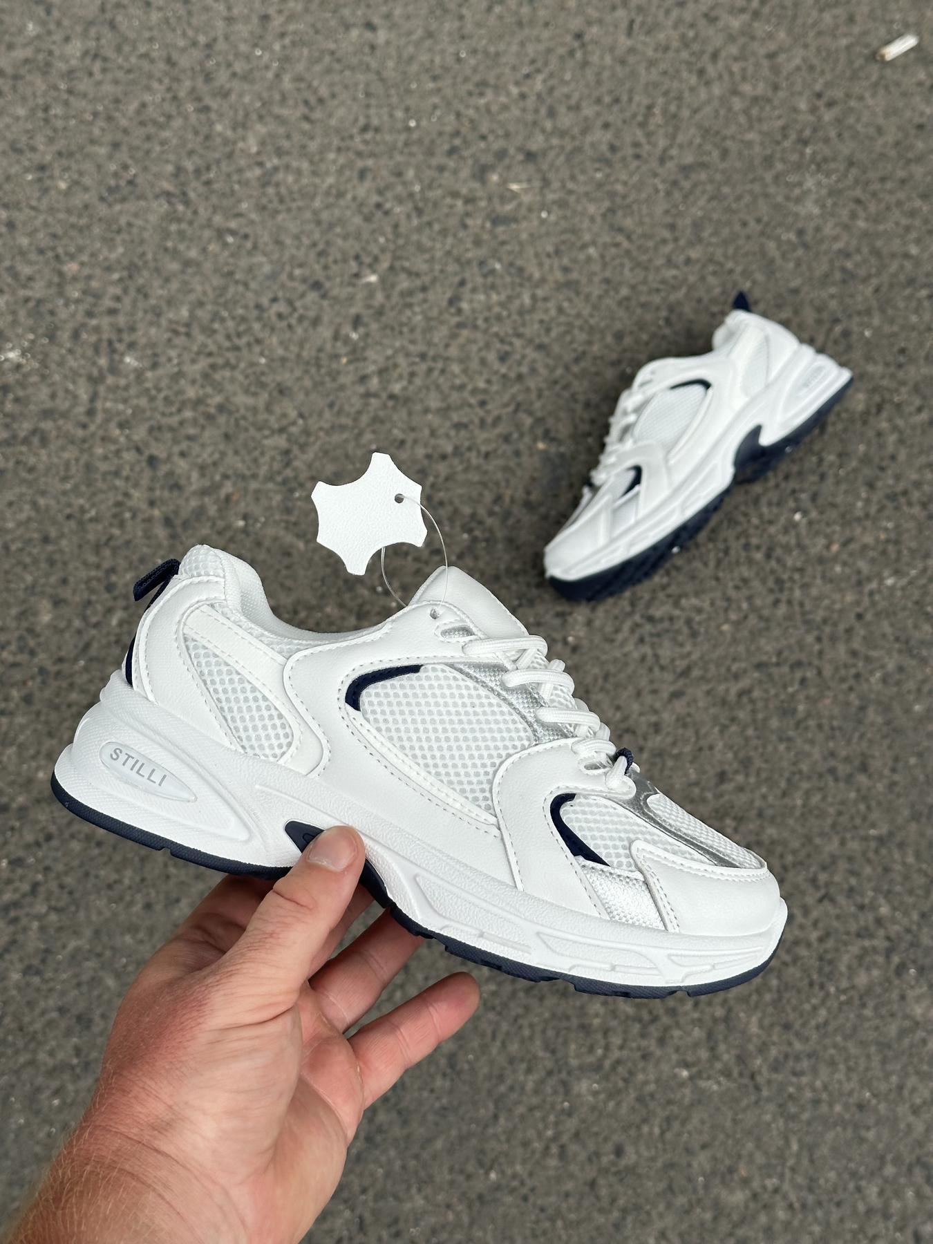 Кроссовки женские пресс кожа/текстиль р. 39 Белый (4349729s4) - фото 7