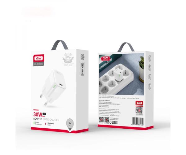 Устройство зарядное сетевое XO CE06 PD 30W White - фото 2 Устройство зарядное сетевое XO CE06 PD 30W White - фото 2