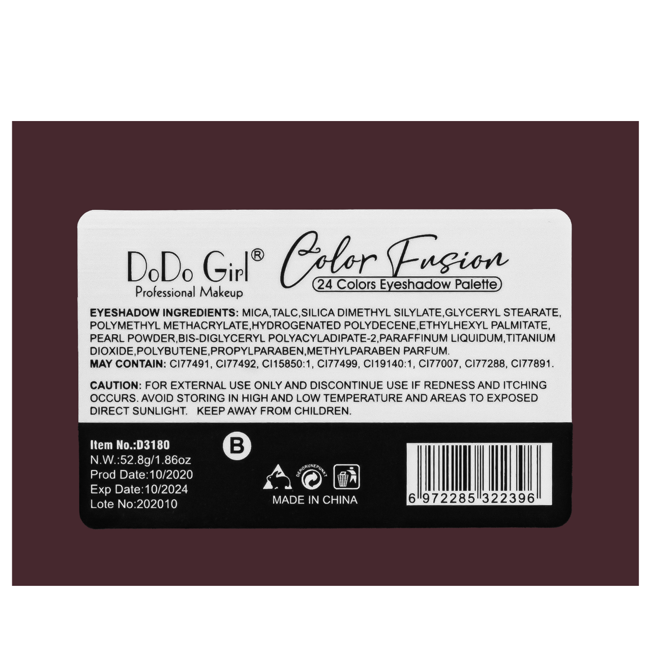 Палитра теней для век DoDo Girl Color Fusion D3180 24 оттенка №В Блестки (D3180) - фото 9 Палитра теней для век DoDo Girl Color Fusion D3180 24 оттенка №В Блестки (D3180) - фото 9