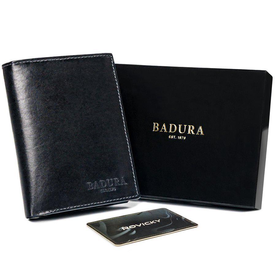 Кошелек мужской кожаный Badura N104-VT-NL BLACK