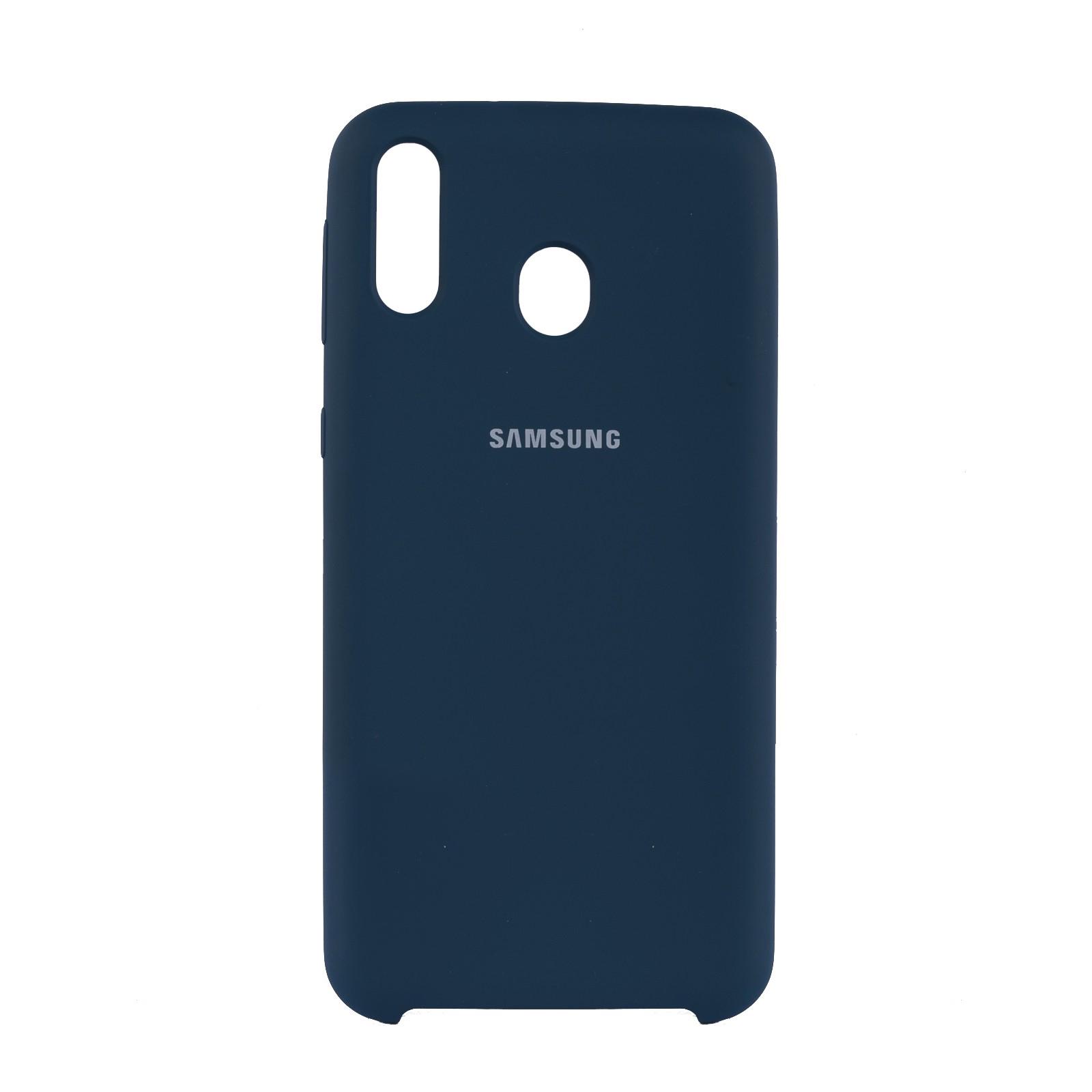 Чехол Jelly Silicone Case Samsung M20 Темно - Синий