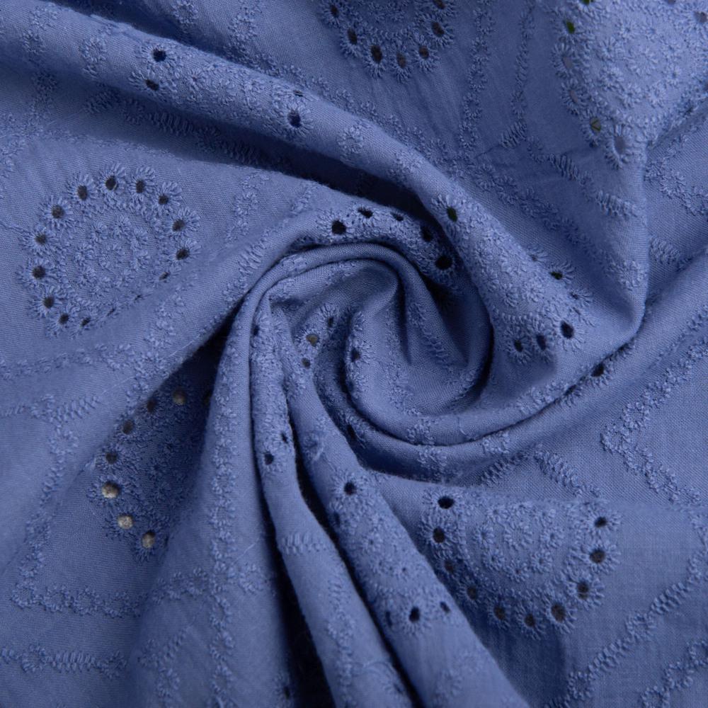 Ткань плательный хлопок батист прошва Диана Деним (22191)