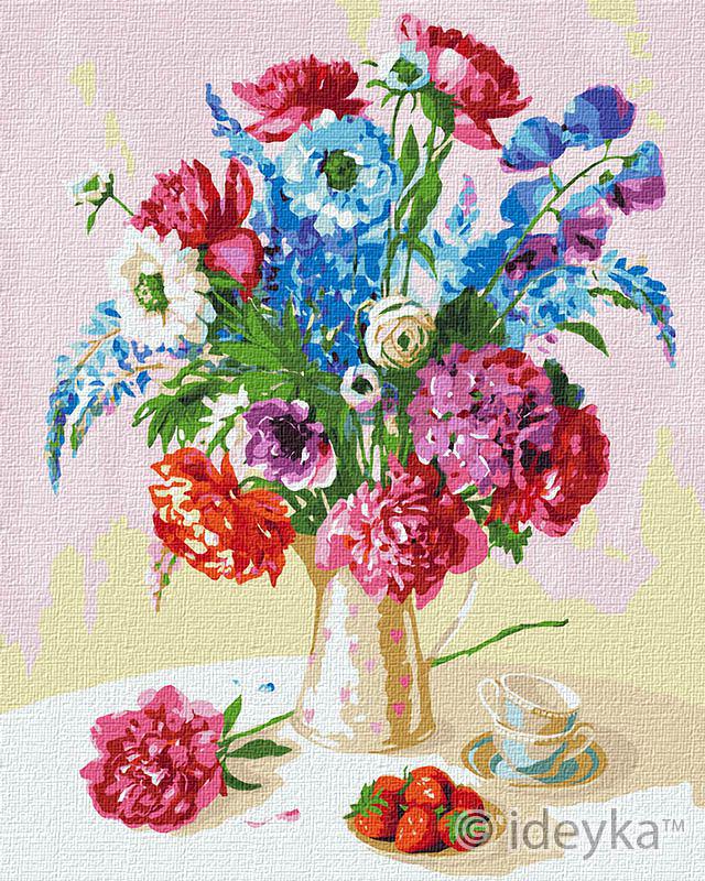 Картина по номерам Идейка Клубника на двоих 40x50 см (Id-KHO2967)