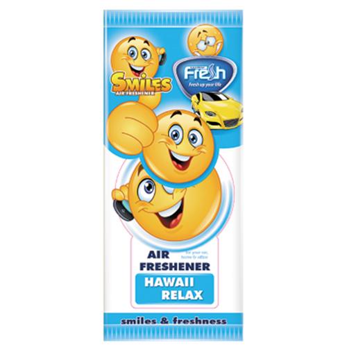 Освежитель воздуха сухой лист Fresh Way SMILES DRY Hawaii Relax (00000032007)
