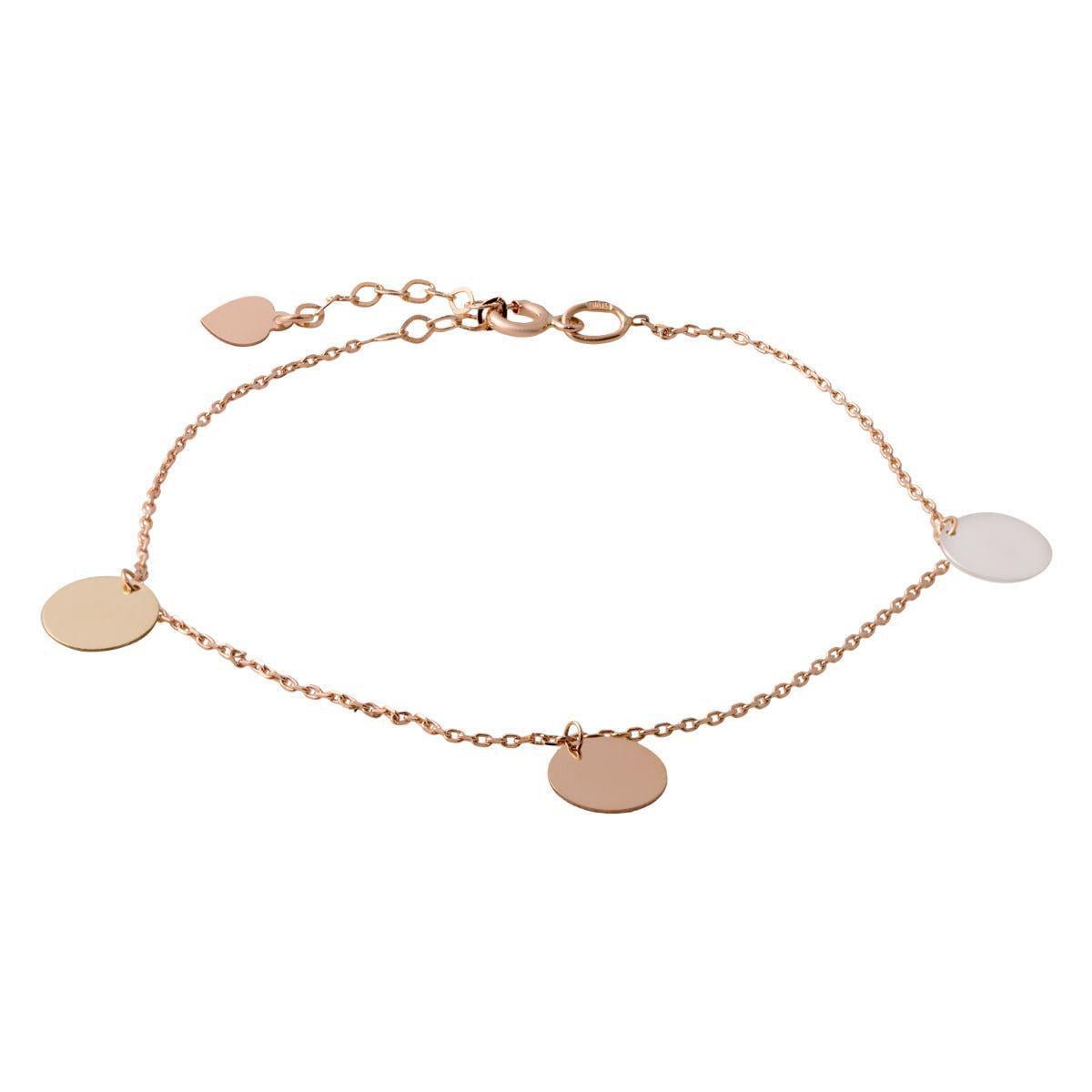 Браслет золотой без камней р. 17 (2066194)