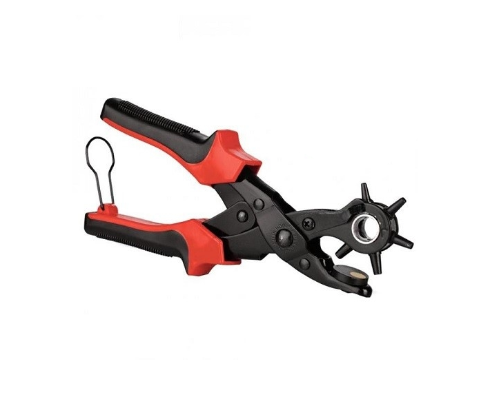 Дірокол револьверний для шкіри 6 пробійників 2/2,5/3/3,5/4/4,5 мм (7000001031)