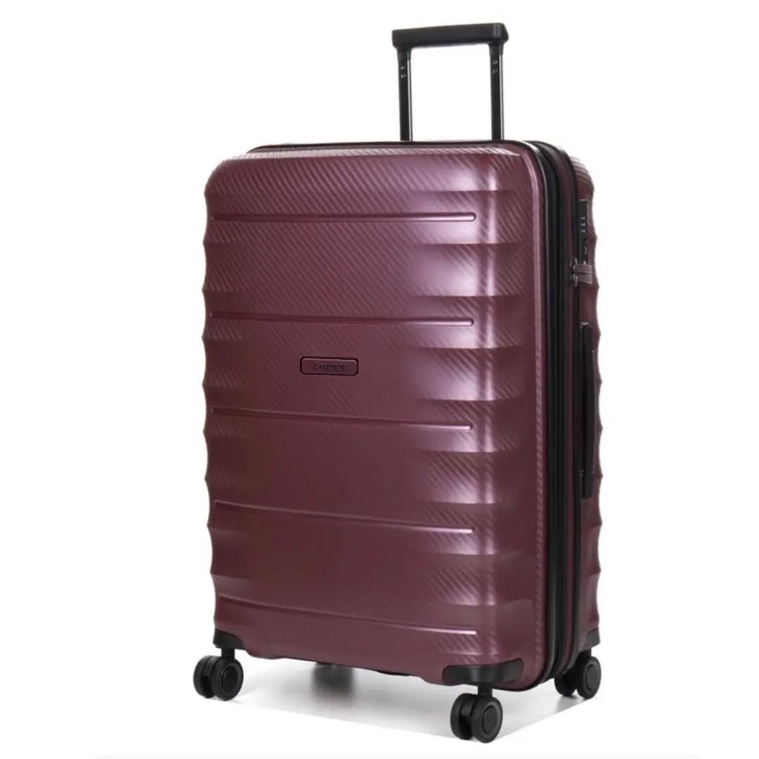 Чемодан средний AIRTEX полипропилен M 66х46х28 + 5 см 89 л 3,8 кг Фиолетовый (242)