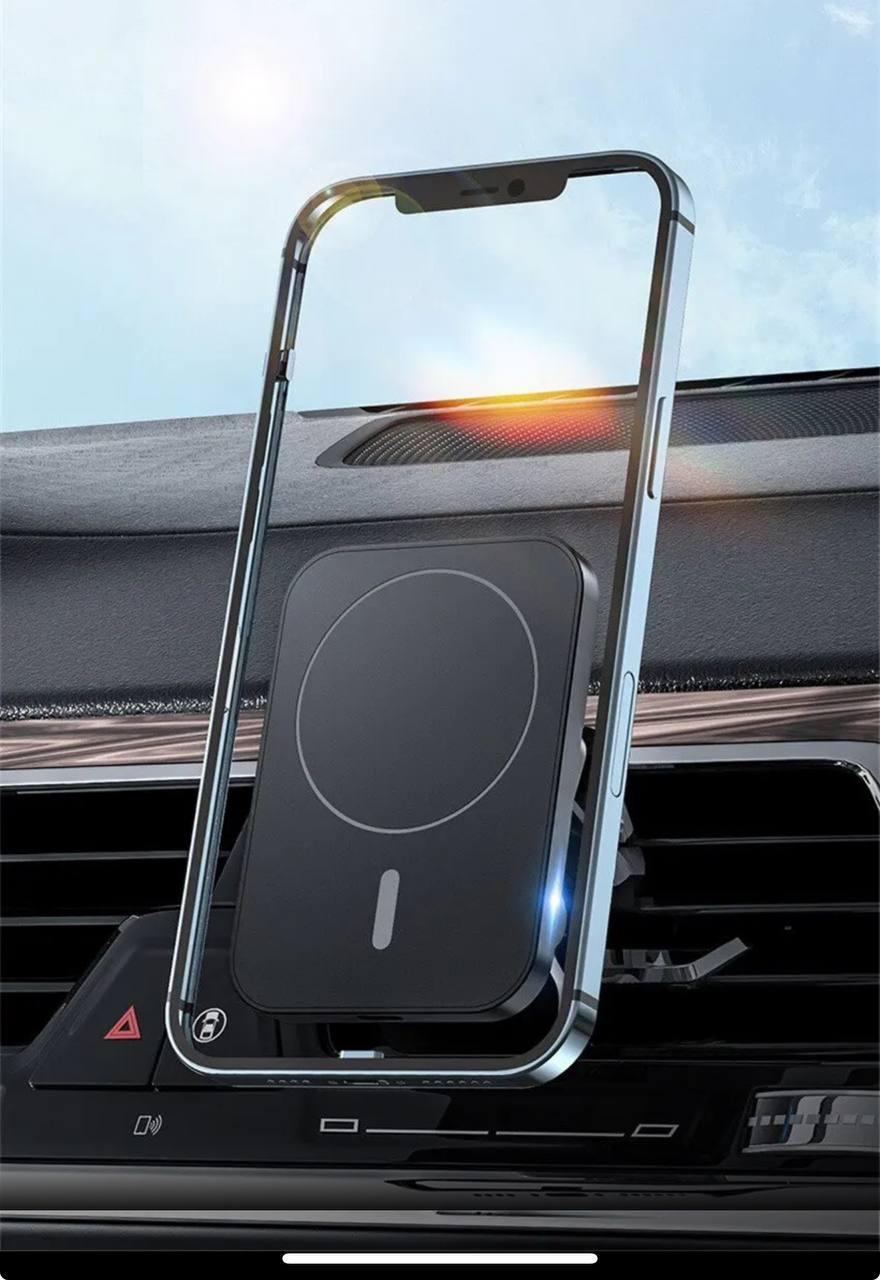 Тримач для телефону магнітний Vikefon 30w з зарядкою Type-C Black (712314642236) - фото 6 Тримач для телефону магнітний Vikefon 30w з зарядкою Type-C Black (712314642236) - фото 6